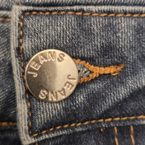 Bleu Womens Boot Cut Jeans Size Small (4) With Belt And Ruffled Top. New W/ Tags - Picture 7 of 16